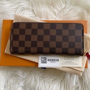 Louis Vuitton Damier Clemence Wallet Authentic